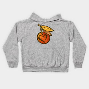 Heart d'Orange Cute Fruit Kids Hoodie